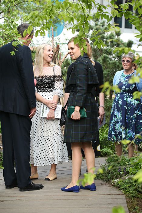 princess beatrice chelsea flower show outfit