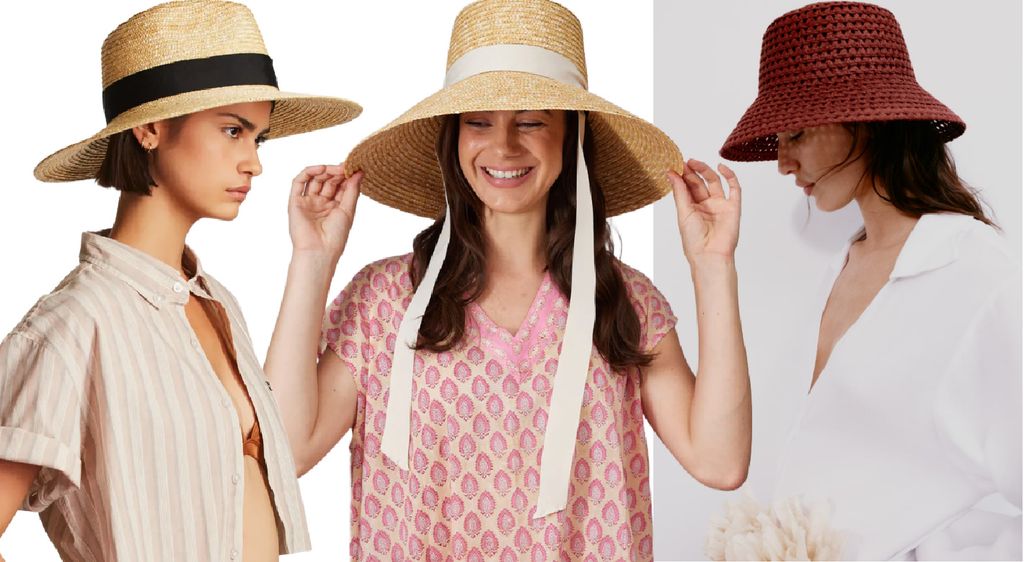 meghan markle sun hats - straw and raffia wide brimmed looks