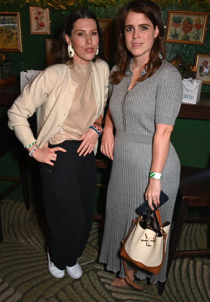 Lily Lewis and PPrincess Eugenie of York attend the Ellie Goulding x SERVED Private Party 