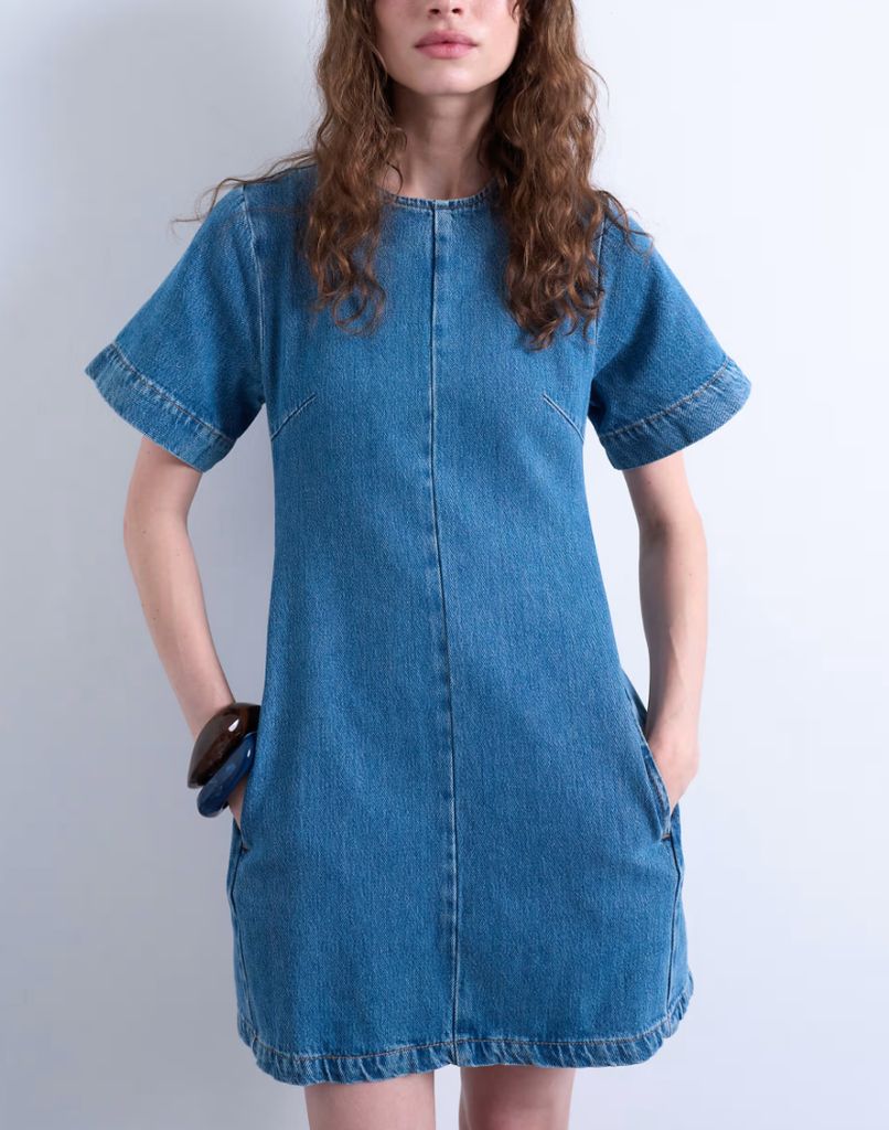 Topshop denim dress