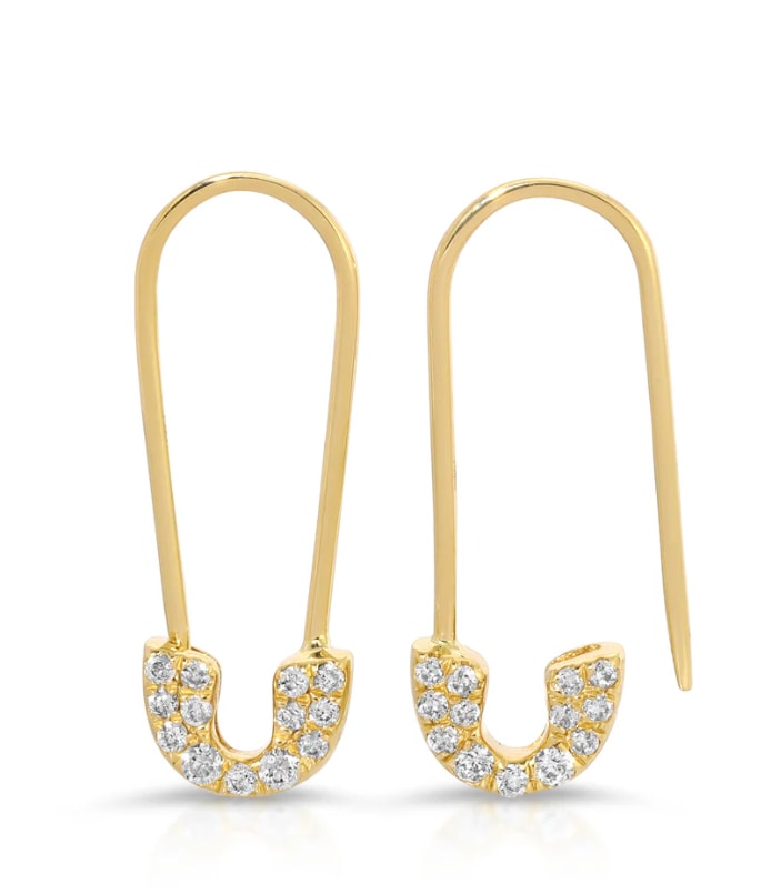 MAYA BRENNER SAFETY PIN STUDS