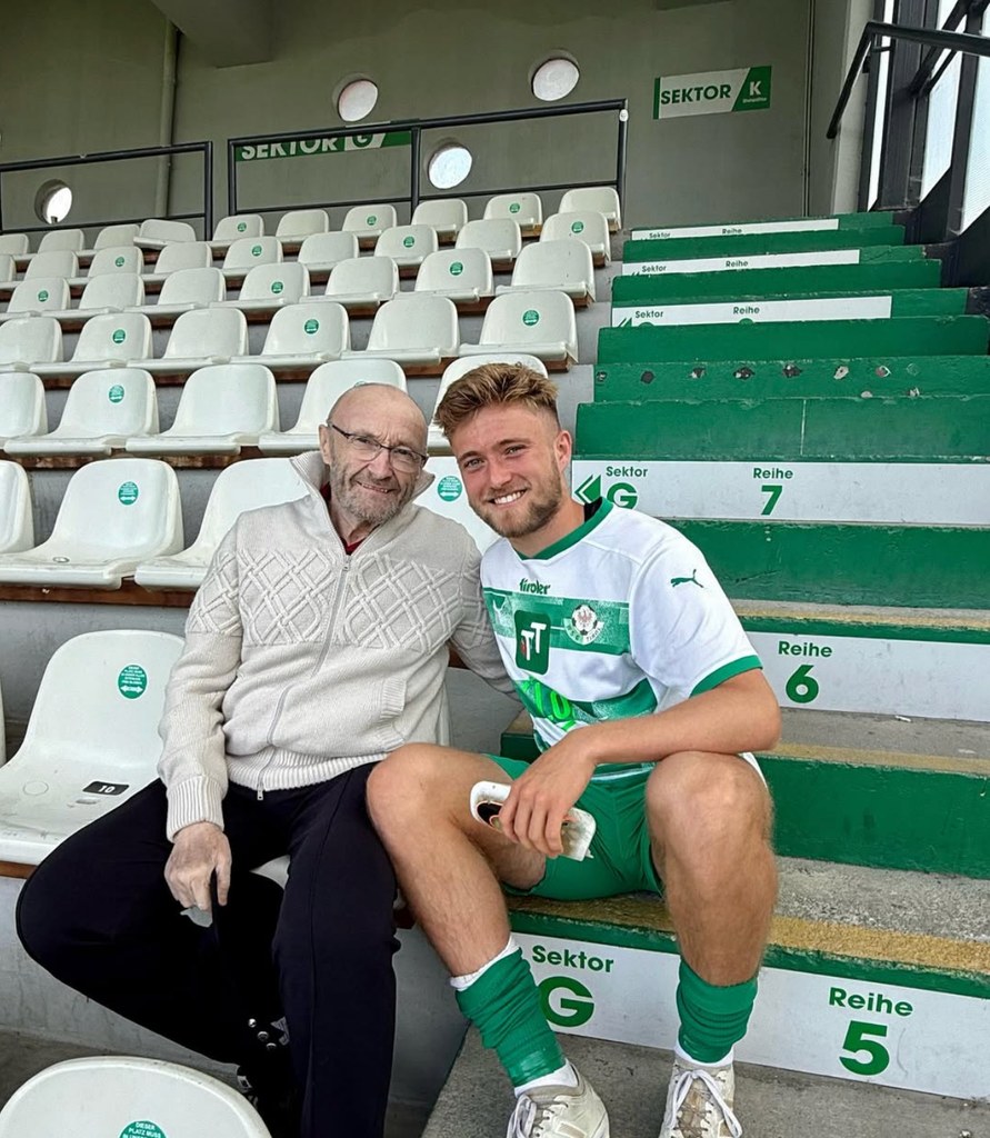 Photo shared by Phil Collins' youngest son Mathew Collins in May 2025