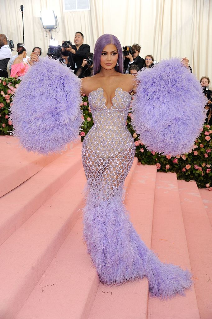 Kylie Jenner at The 2019 Met Gala Celebrating Camp: Notes On Fashion - Arrivalsat The Metropolitan Museum of Art 