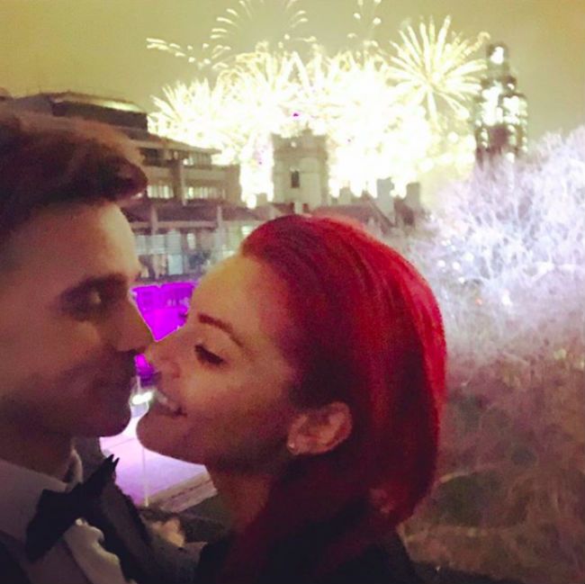 strictly joe sugg dianne buswell kiss