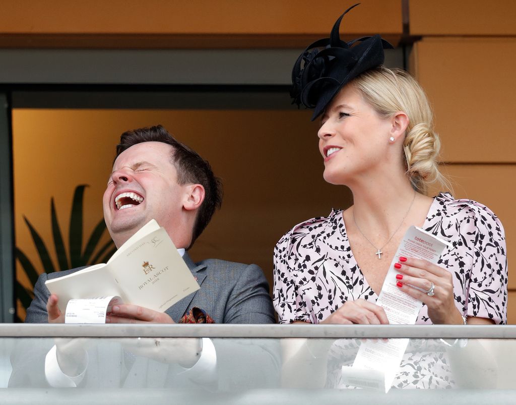 Ali Astall and Declan Donnelly at Royal Ascot