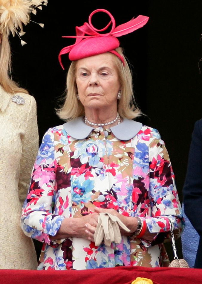 The Duchess of Kent in a floral dress