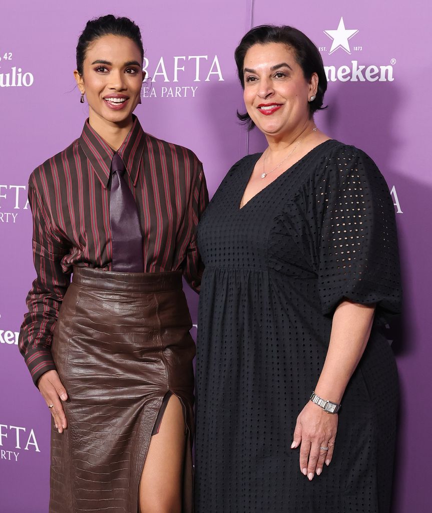 Supriya Ganesh and Simran Baidwan attend The BAFTA Tea Party
