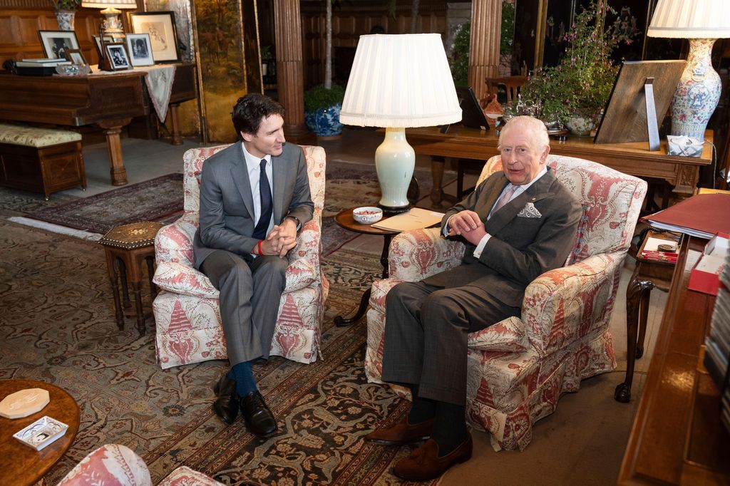 The meeting took place in the Saloon at Sandringham House