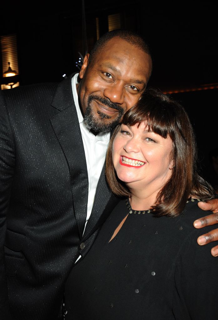 Dawn and Lenny Henry attending a press event