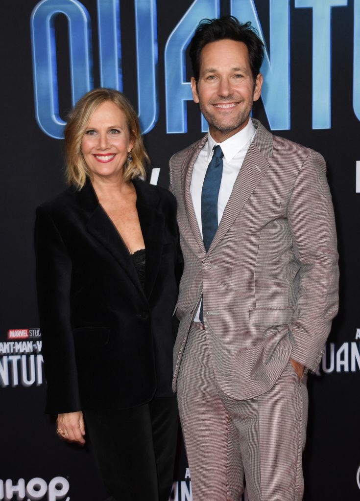 Paul and Julie at the premiere of Ant-Man and the Wasp: Quantumania in February 2023
