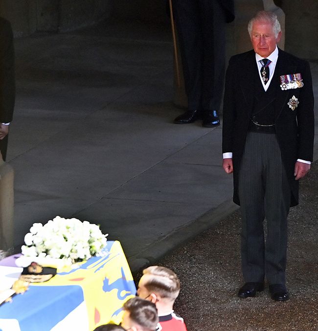 prince charles funeral upset