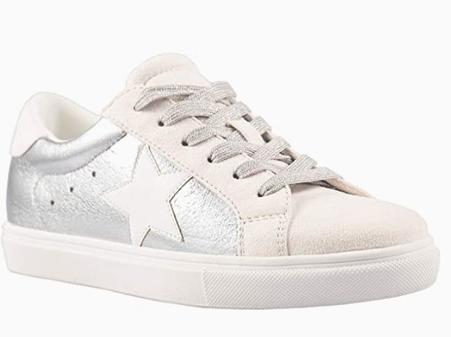 michelle obama golden goose lookalike star sparkly sneakers