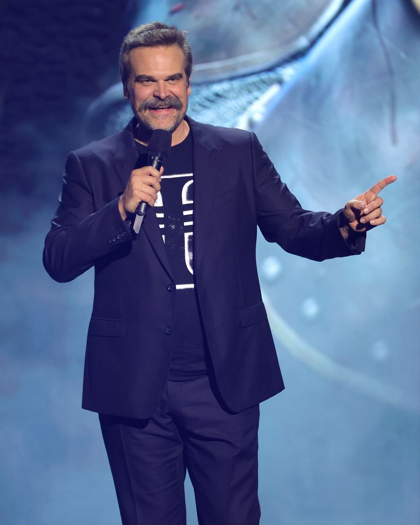 David Harbour onstage during The Game Awards 2025 at the Peacock Theater on December 11, 2025