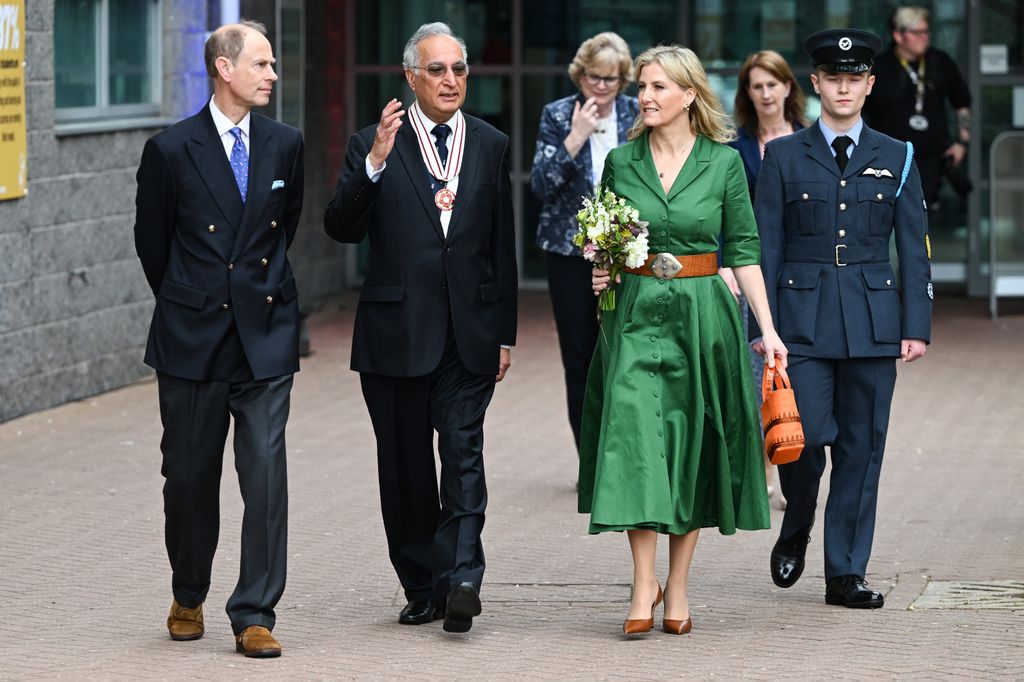 The Duke and Duchess of Edinburgh made a glamorous arrival in Wolverhampton on Tuesday 2 May