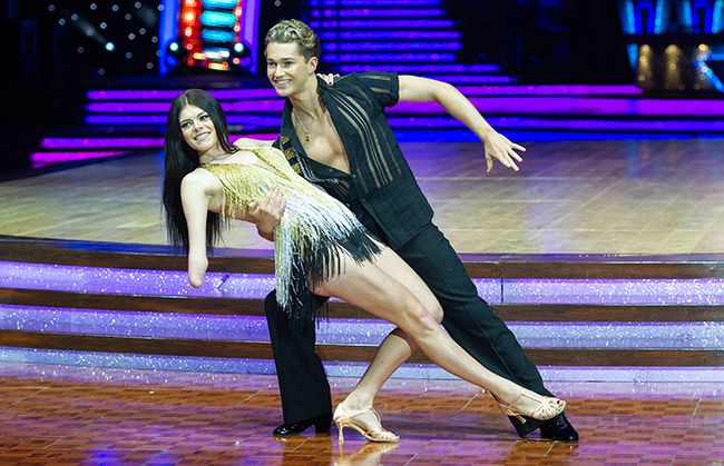 aj pritchard and lauren dancing on strictly
