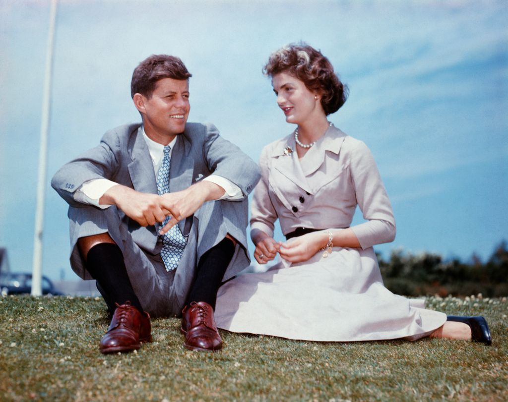 John F. Kennedy and Jacqueline Bouvier 