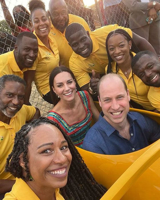 william kate epic selfie jamaica