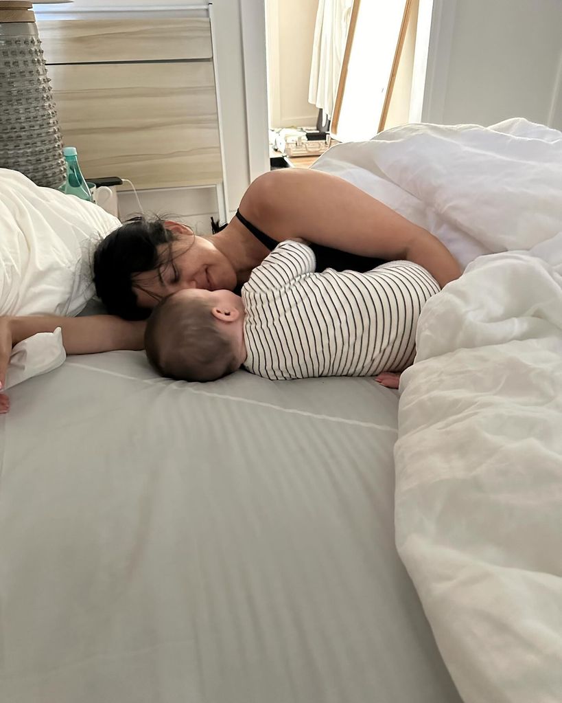 kourtney kardashian in bed with son rocky 13