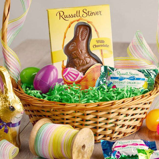 Russell Stover chocolate Easter bunny