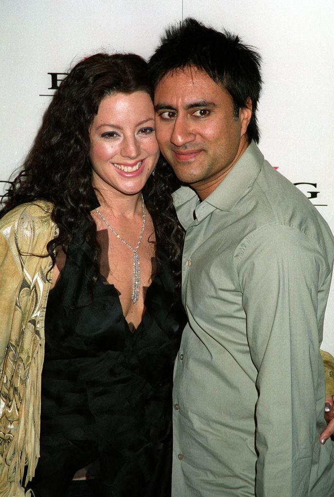 UNITED STATES - FEBRUARY 08:  HOLLYWOOD  Photo of Sarah McLACHLAN, Sarah McLachlan with her husband Ashwin Sood at the BMG Grammy after-party held at The Avalon in Hollywood, Calif. on February 8, 2004  (Photo by Christina Radish/Redferns)