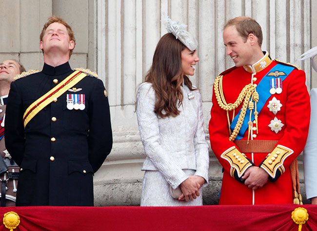 kate middleton william harry trooping the colour 2014