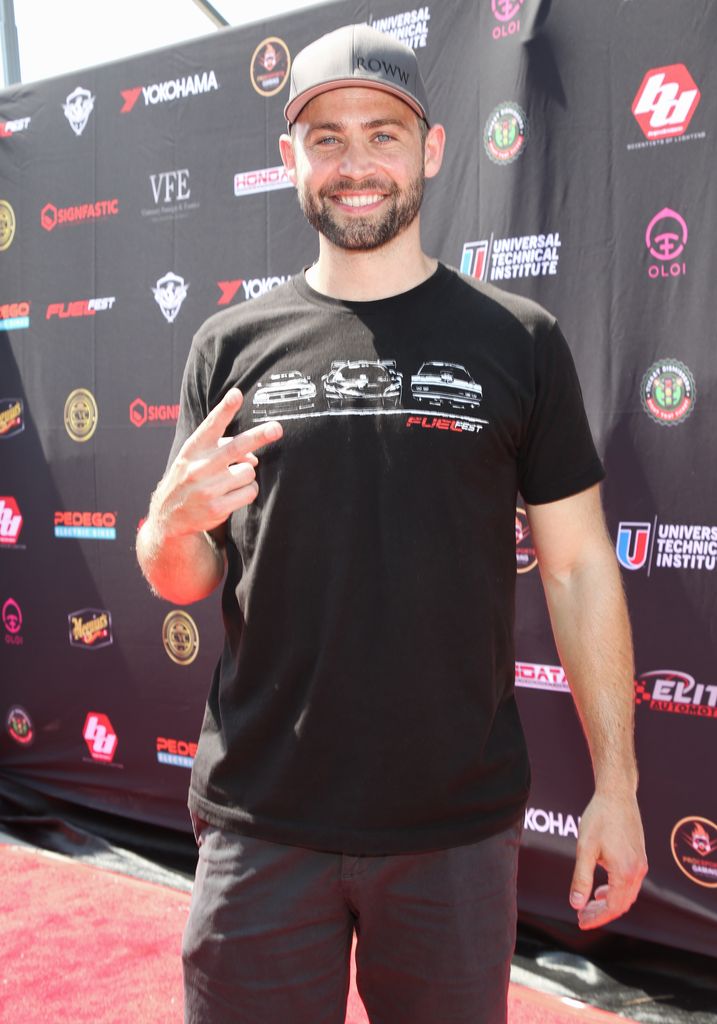 Actor Cody Walker attends FuelFest at the Irwindale Speedway at Irwindale Speedway on June 19, 2021 in Irwindale, California.