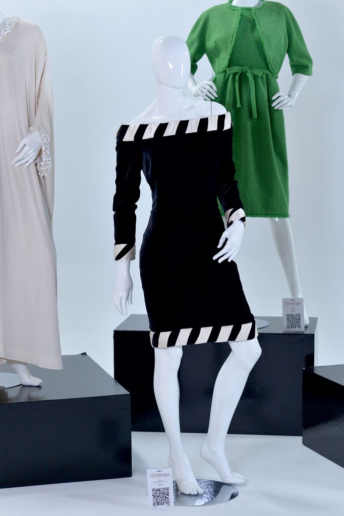 Diana's dress was displayed at Julien's Auctions' "Unstoppable: Signature Styles Of Iconic Women In Fashion" 
