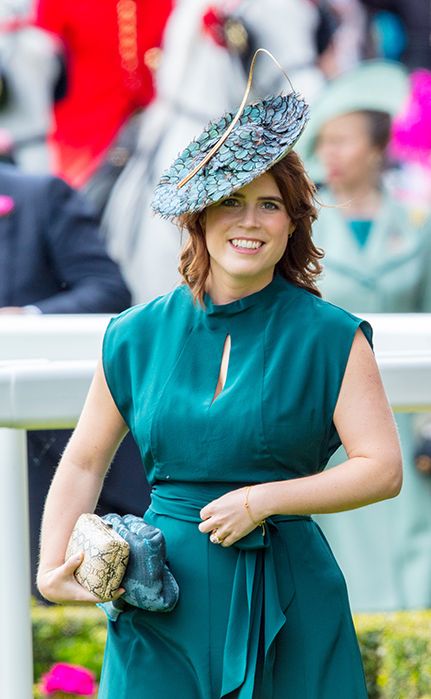 princess eugenie in forest green on ladies day