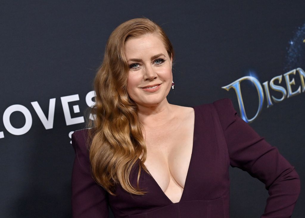 Amy Adams smiling on a red carpet