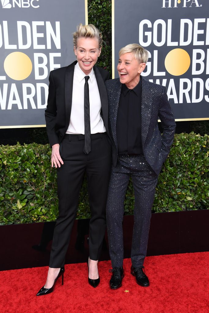 A photo of Portia De Rossi with her wife Ellen DeGeneres