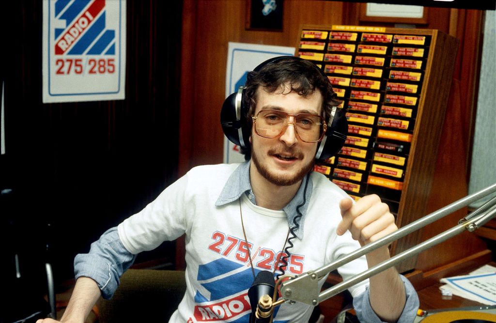 Steve Wright in the BBC Radio 1 studio