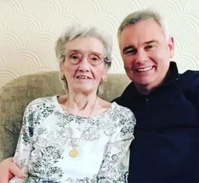 Eamonn Holmes with his mum