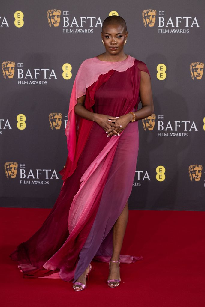 Yomi Adegoke attends the 2024 EE BAFTA Film Awards at The Royal Festival Hall on February 18, 2024 in London, England.