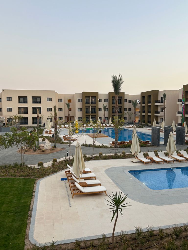 After a few hours on the golf course (or in my case, in the bunker) it was back to the Kaktus Hotel to laze by the pools