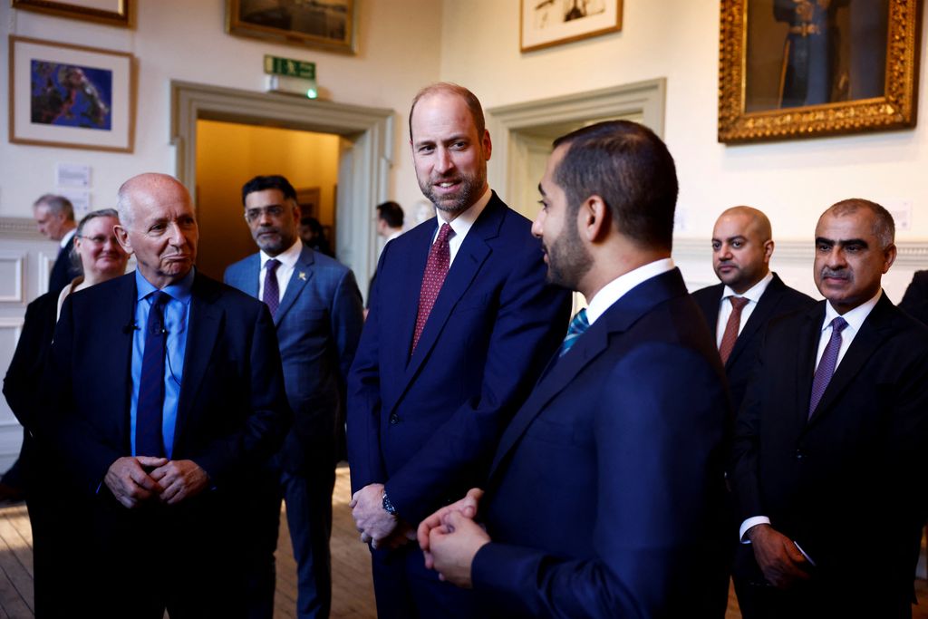 Prince William with Oman's Theyazin bin Haitham