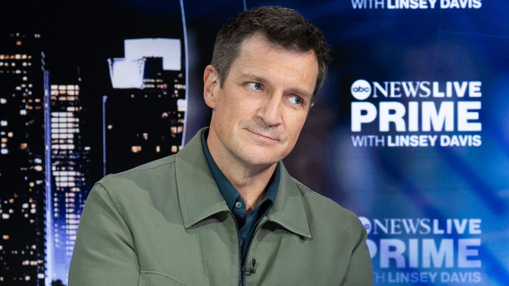 ABC News correspondent Linsey Davis interviews Nathan Fillion
