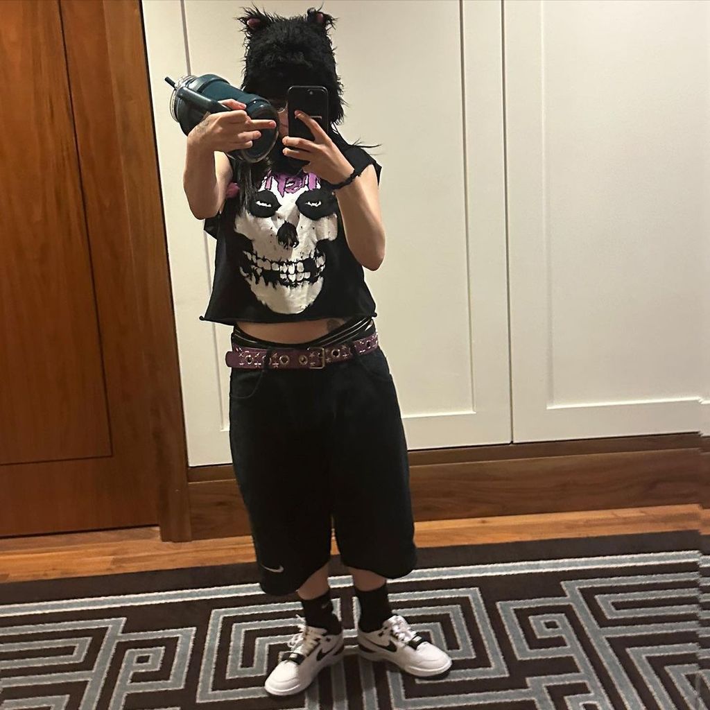 Billie Eilish provides a peek at her dragon tattoo in a new selfie shared on Instagram