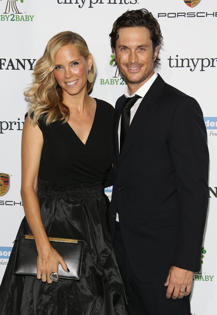 Erin Bartlett and Oliver Hudson attend The 2014 Baby2Baby Gala, Presented by Tiffany & Co at The Book Bindery on November 8, 2014 in Culver City, California