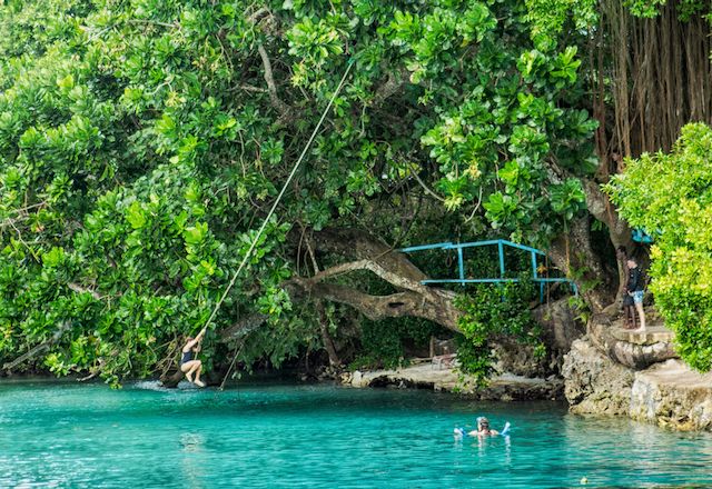 The blue lagoon