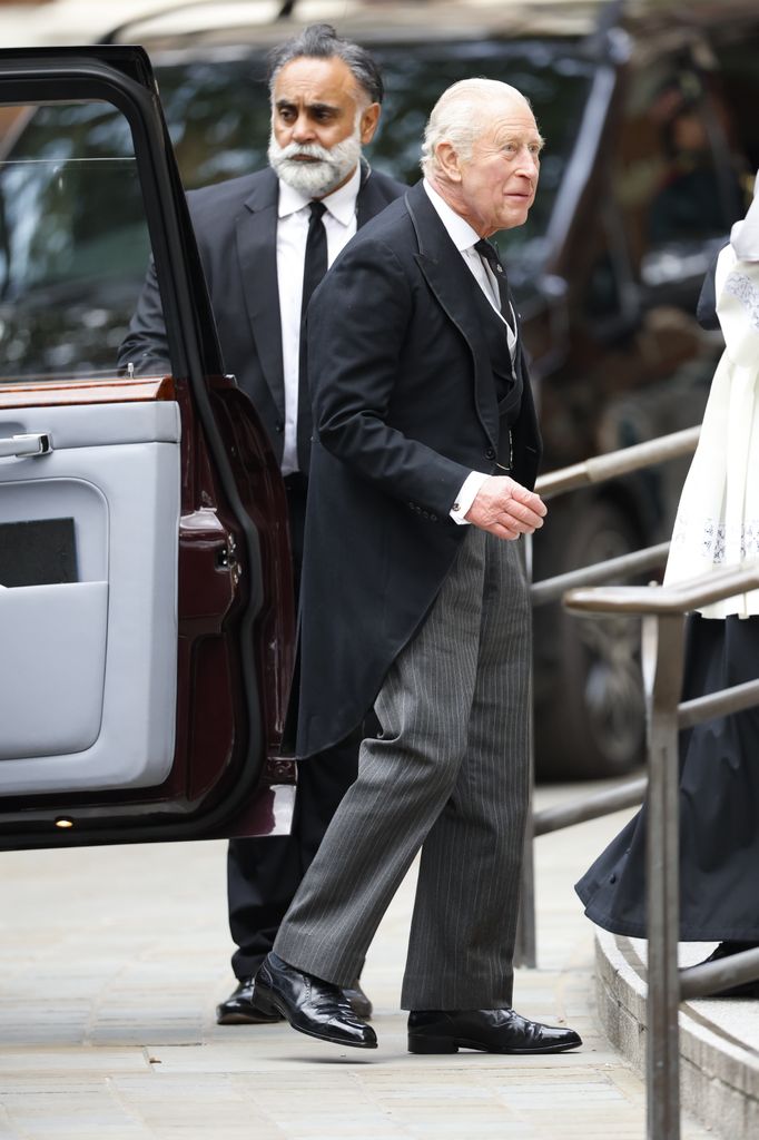 Members of the Royal Family attend a Requiem Mass catholic funeral service for The Duchess of Kent at Westminster Cathedra