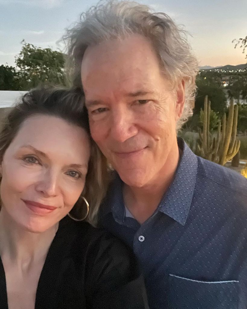 Michelle Pfeiffer and David E. Kelley share a selfie as they celebrate their 30th wedding anniversary