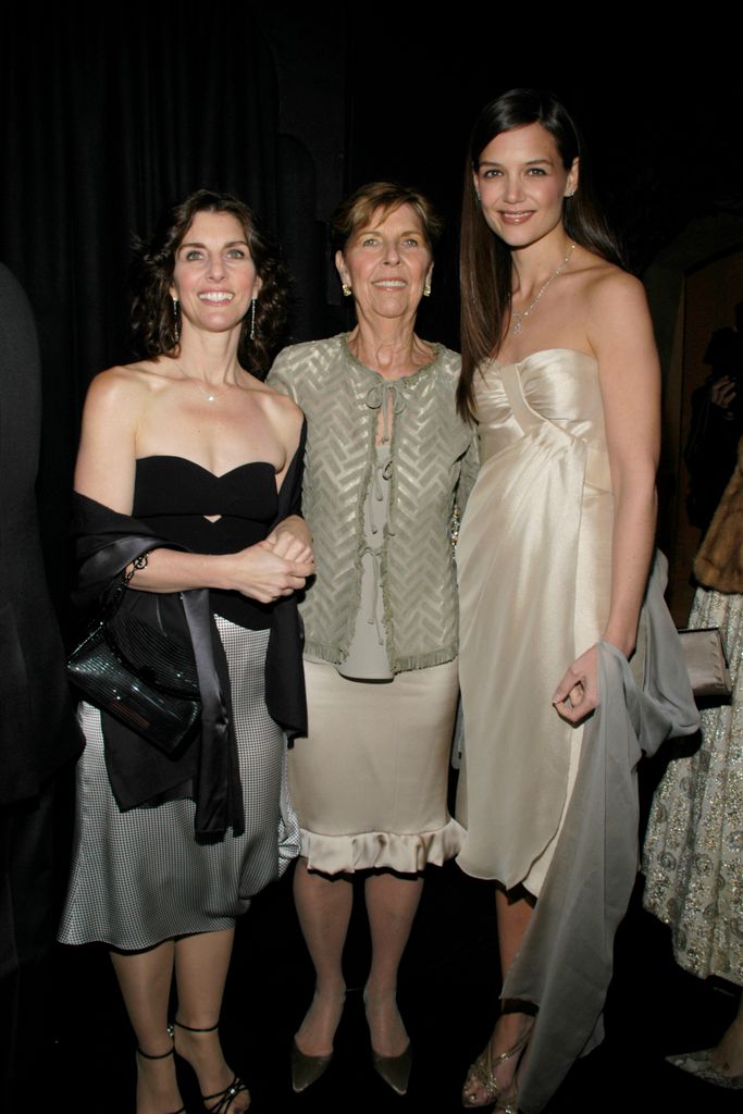 Lee Anne DeVette, Mary Lee Pfeiffer and Katie Holmes attend GIORGIO ARMANI Prive in Los Angeles at Private Residence on February 24, 2007 in Beverly Hills, CA