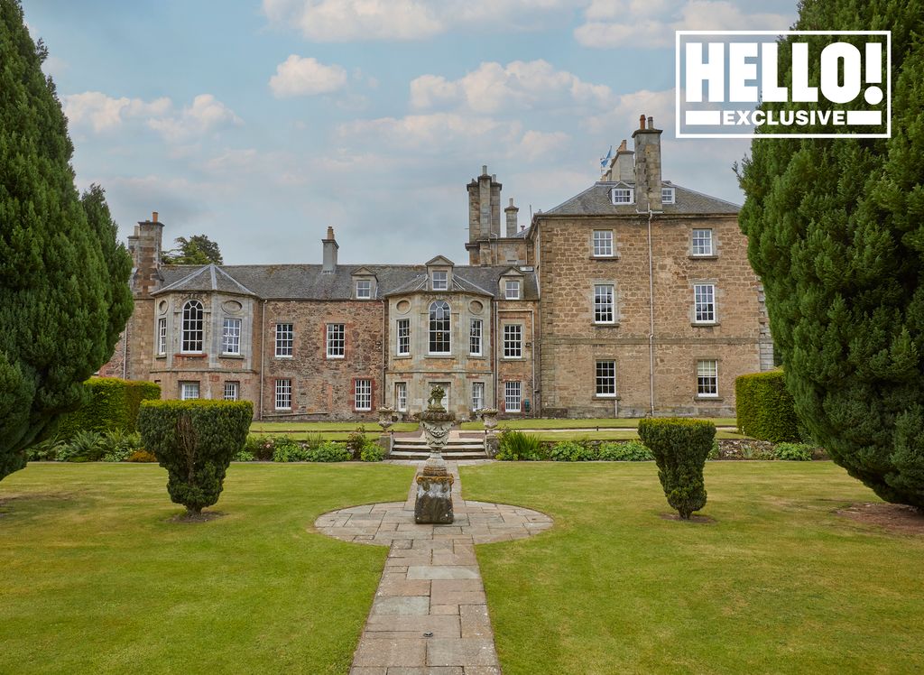 Matthew Kinloch and Johanna Squiban's Scottish home in North Berwick called Gilmerton House