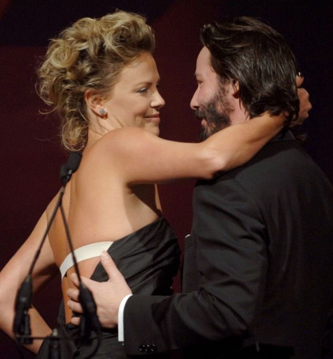 charlize theron keanu reeves awards