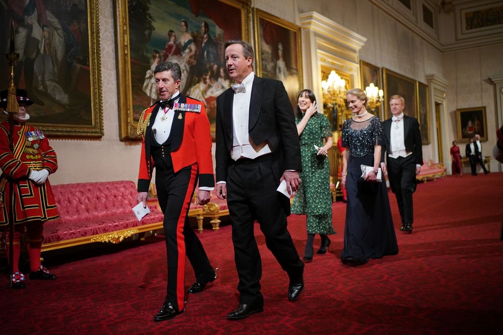 Lord and Lady Cameron attended a State Banquet hosted by King Charles to welcome President Yoon Suk Yeol and his wife Kim Keon Hee to the UK