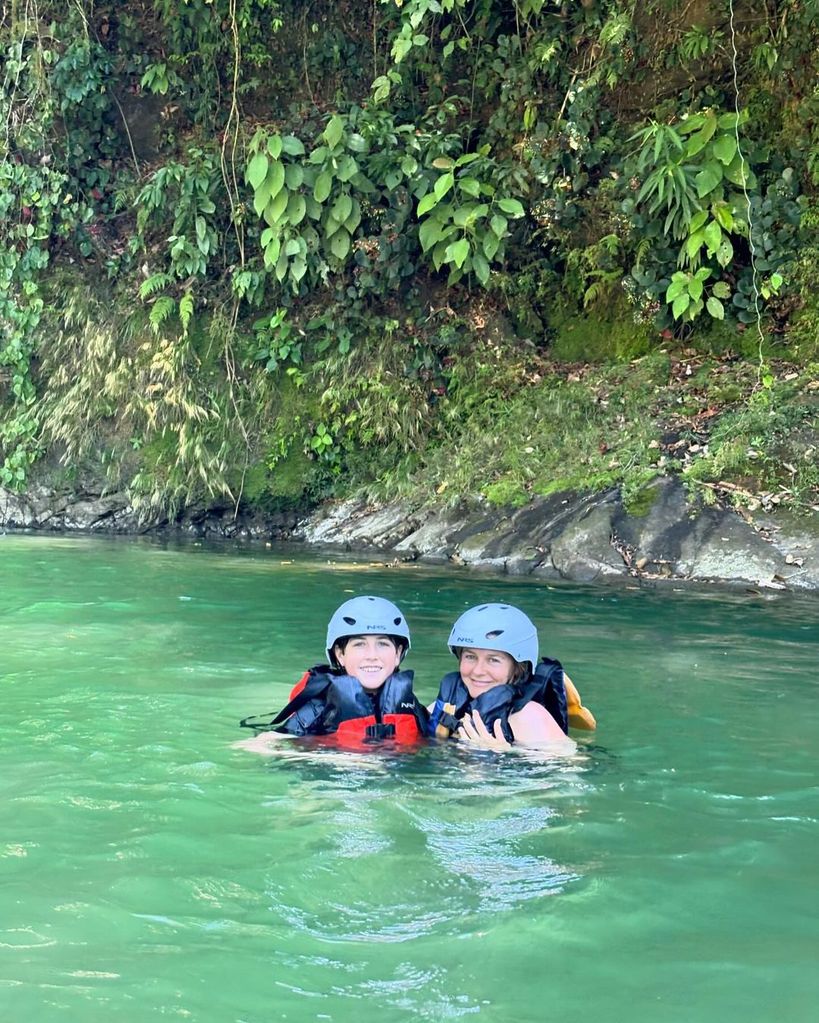 Alicia and her son Bear are holidaying in Costa Rica