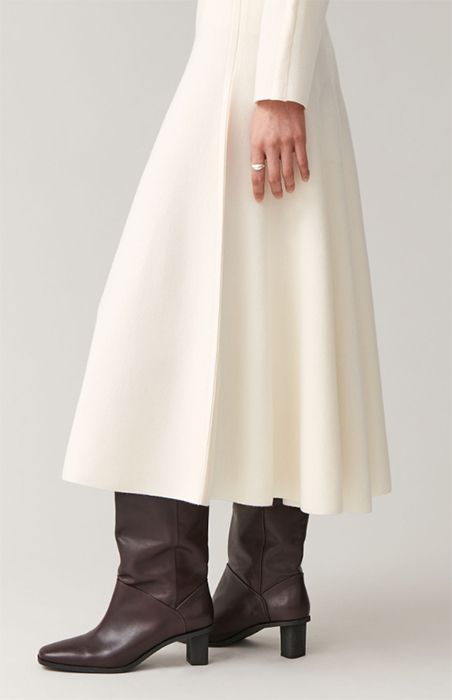 white cos skirt