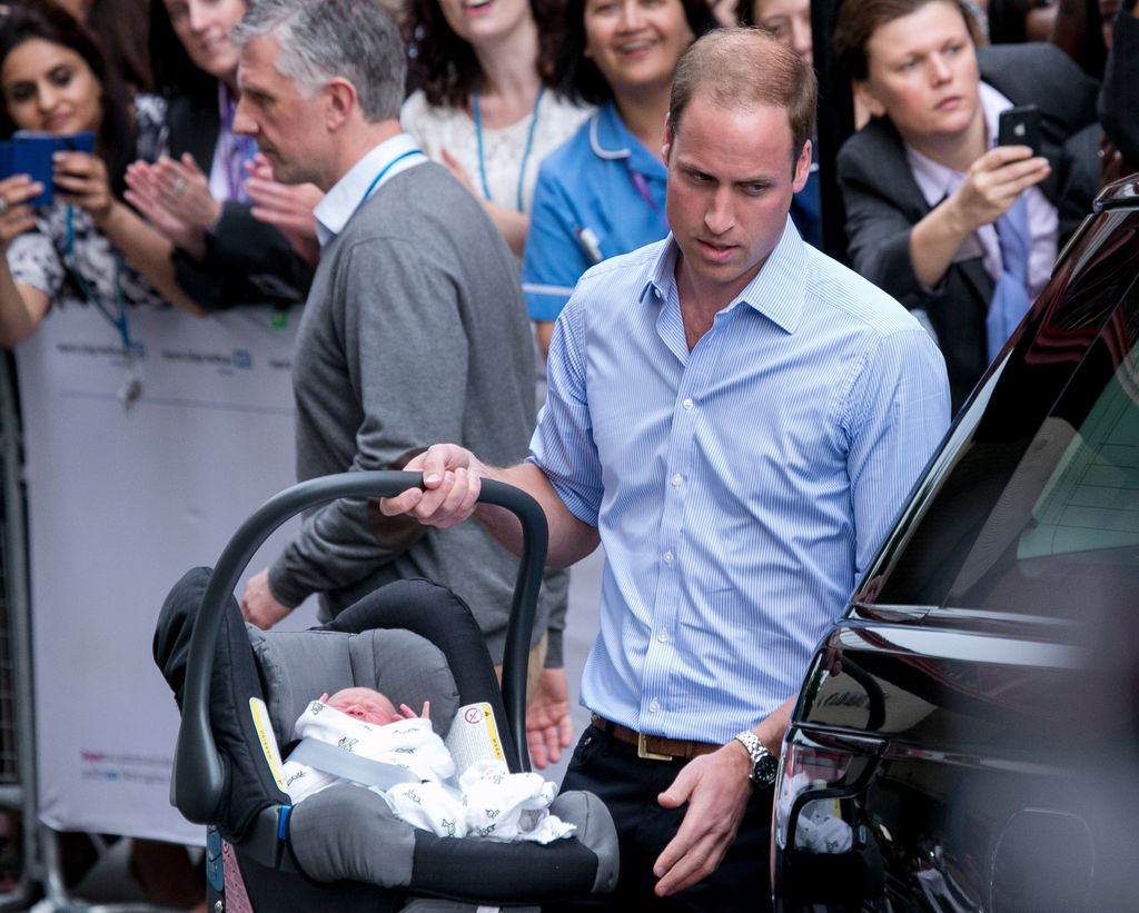 William seamlessly put the baby seat into the car