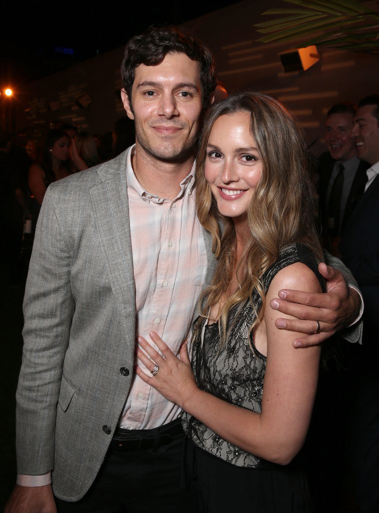 Adam Brody and Leighton Meester attend the Crackle's premiere afterparty "Startup" on August 23, 2016 in Los Angeles, California