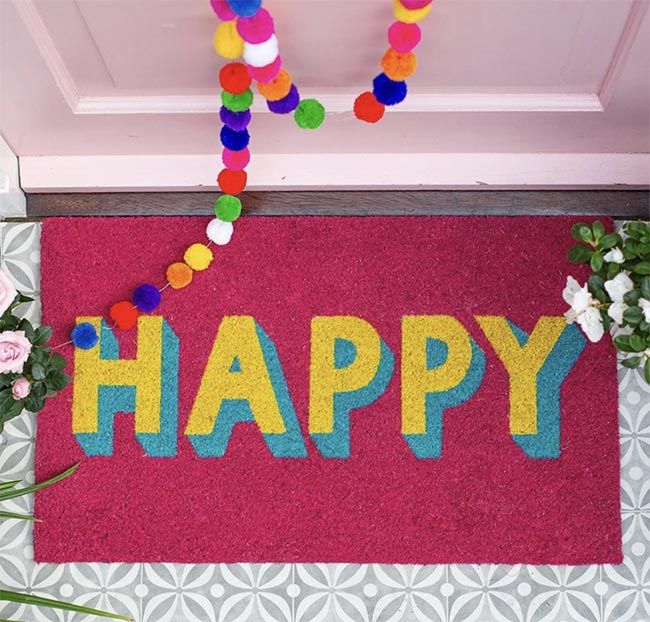 happy doormat